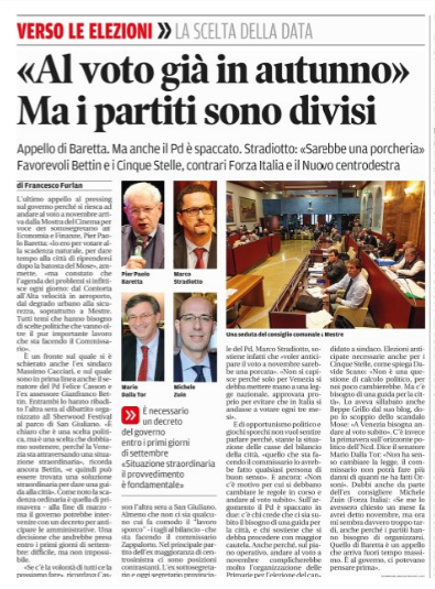 nuova venezia elezioni ve
